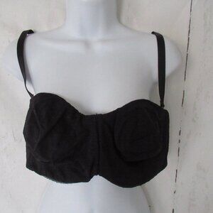 Lunaire Bra Black 42D Convertible Strapless Underwire 175-11